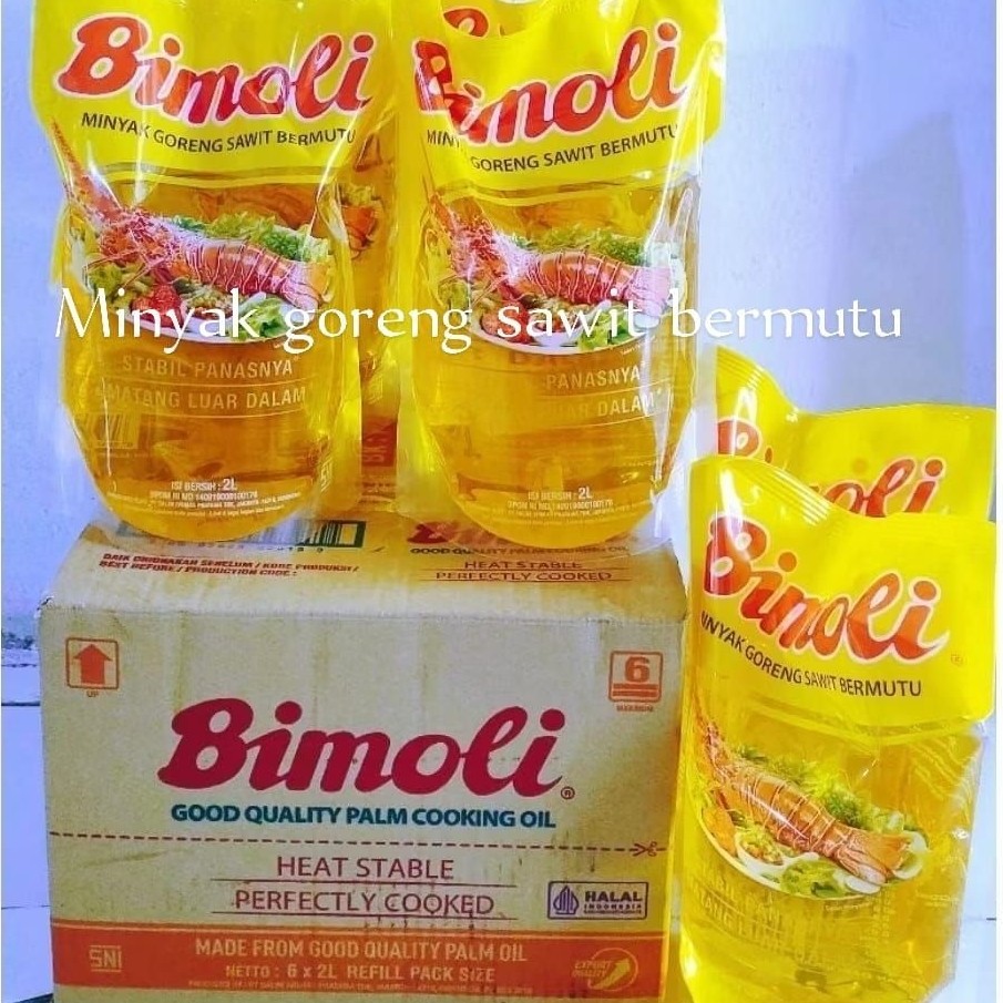 Minyak Goreng Bimoli 2liter 1dus (6pcs)