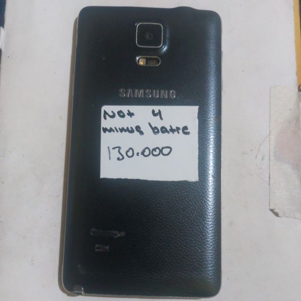 Samsung Galaxy note 4 minus tidak ada baterai