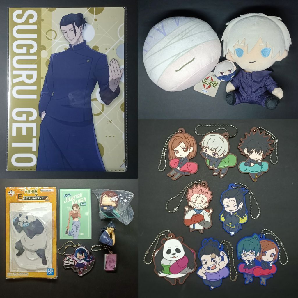 [OFFICIAL] Jujutsu Kaisen JJK Plush Hugchara Badge Keychain Onemutan Mini Figure Standee - Gojo, Get