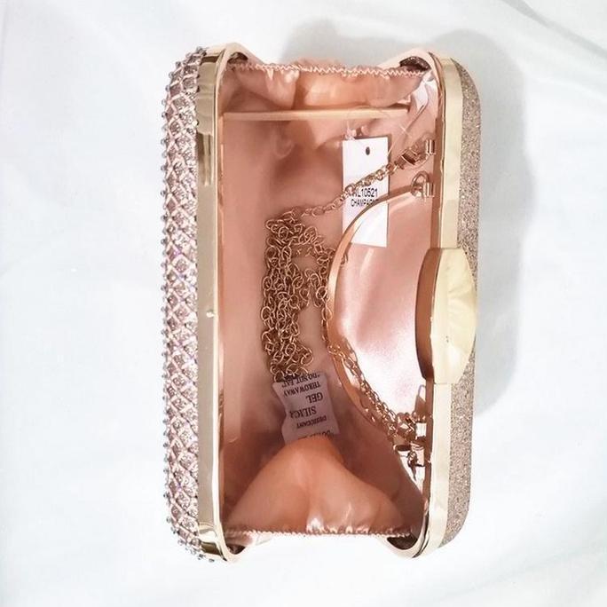 Tas Cewe 3949  Tas Clutch Pesta  Bag  Kondangan Mewah Elegan Tas Wanita Impor