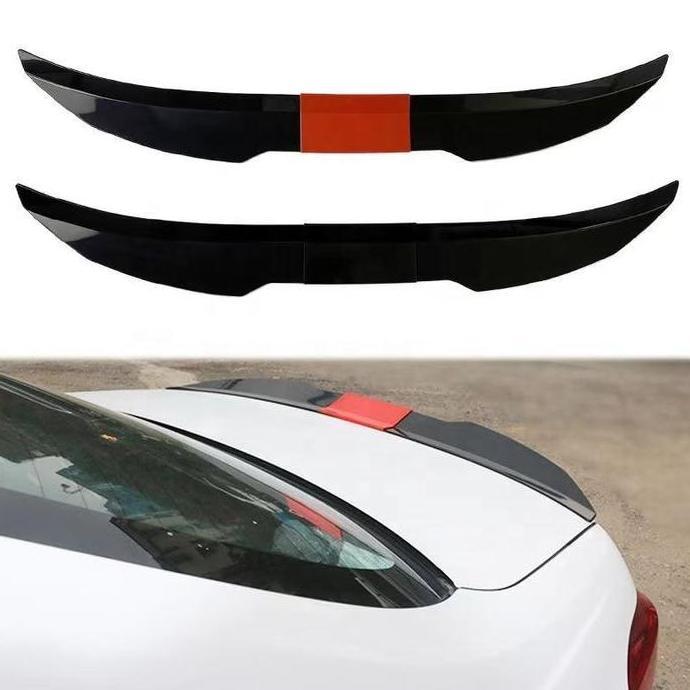 Ducktail Spoiler Sedan Universal - Glossy Black (Tanpa Bor) Mobil Sedan Vios, Altis, Civic, City, dl