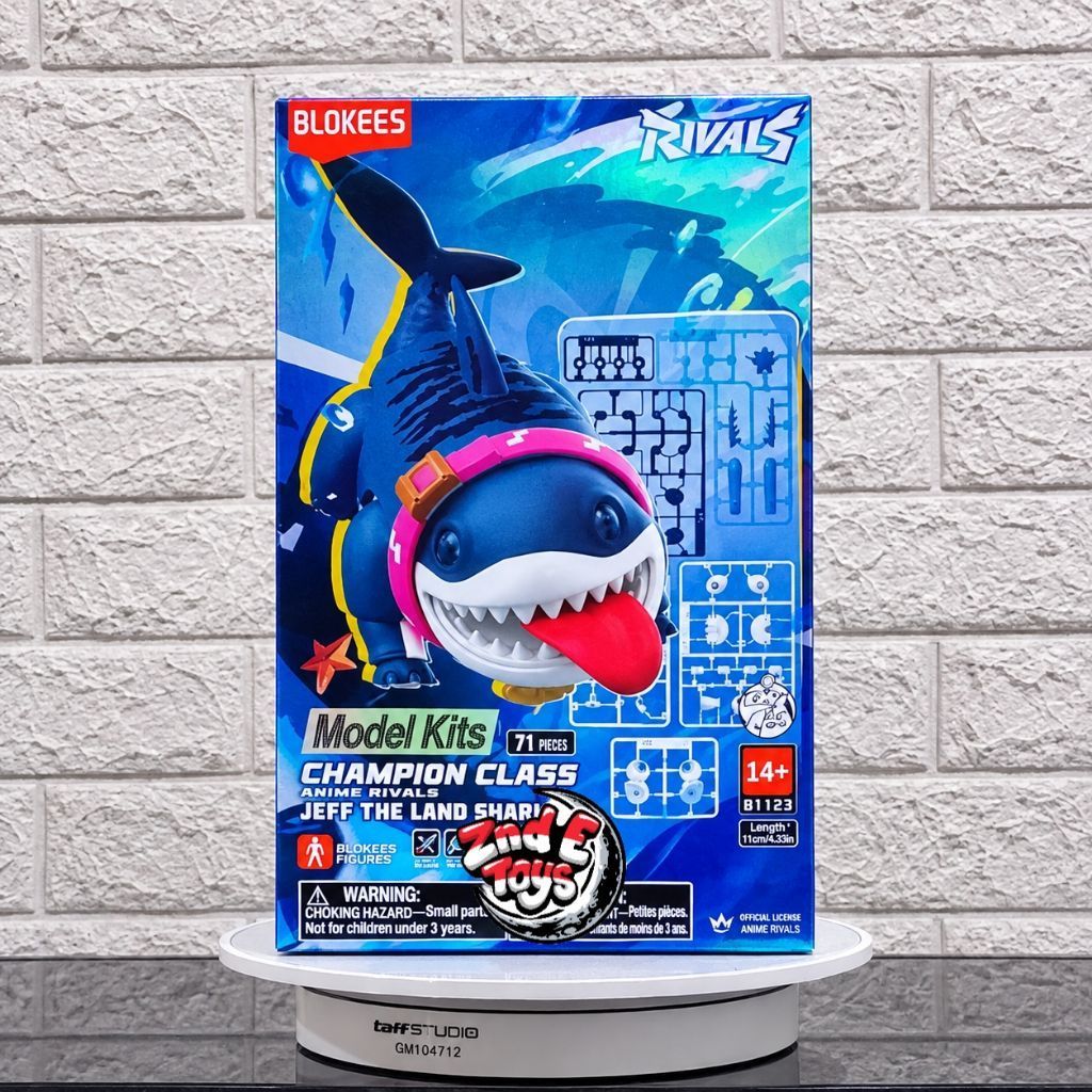 action figure blokees jeff the land shark marvel rivals