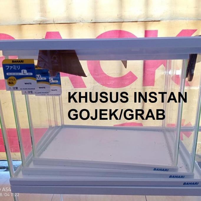 HARGA DISC - Aquarium bahari size S warna putih