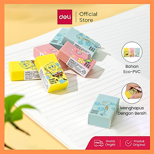 DELI Penghapus Pensil SpongeBob SquarePants H01200