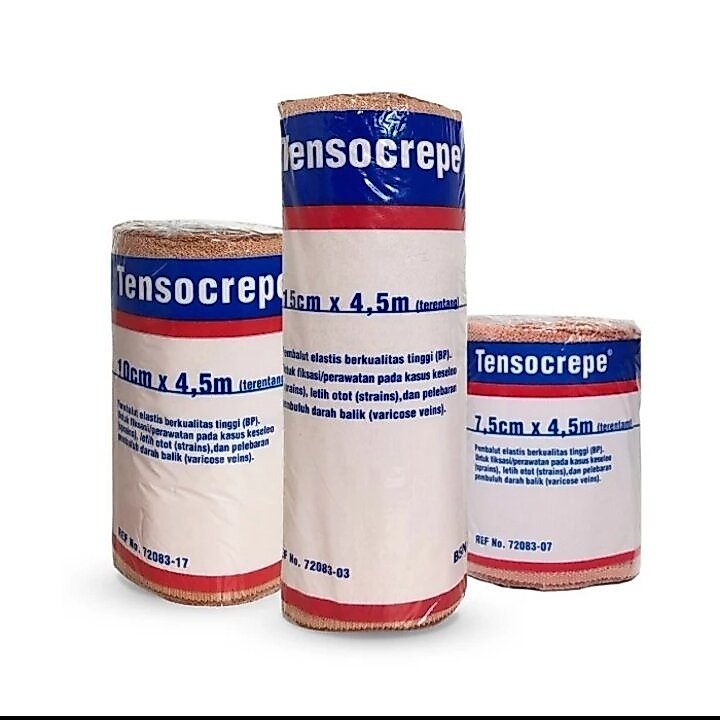 TENSOCREPE - ELASTIS BANDAGE - KAIN PEMBALUT COKLAT - ELASTIC BANDAGE