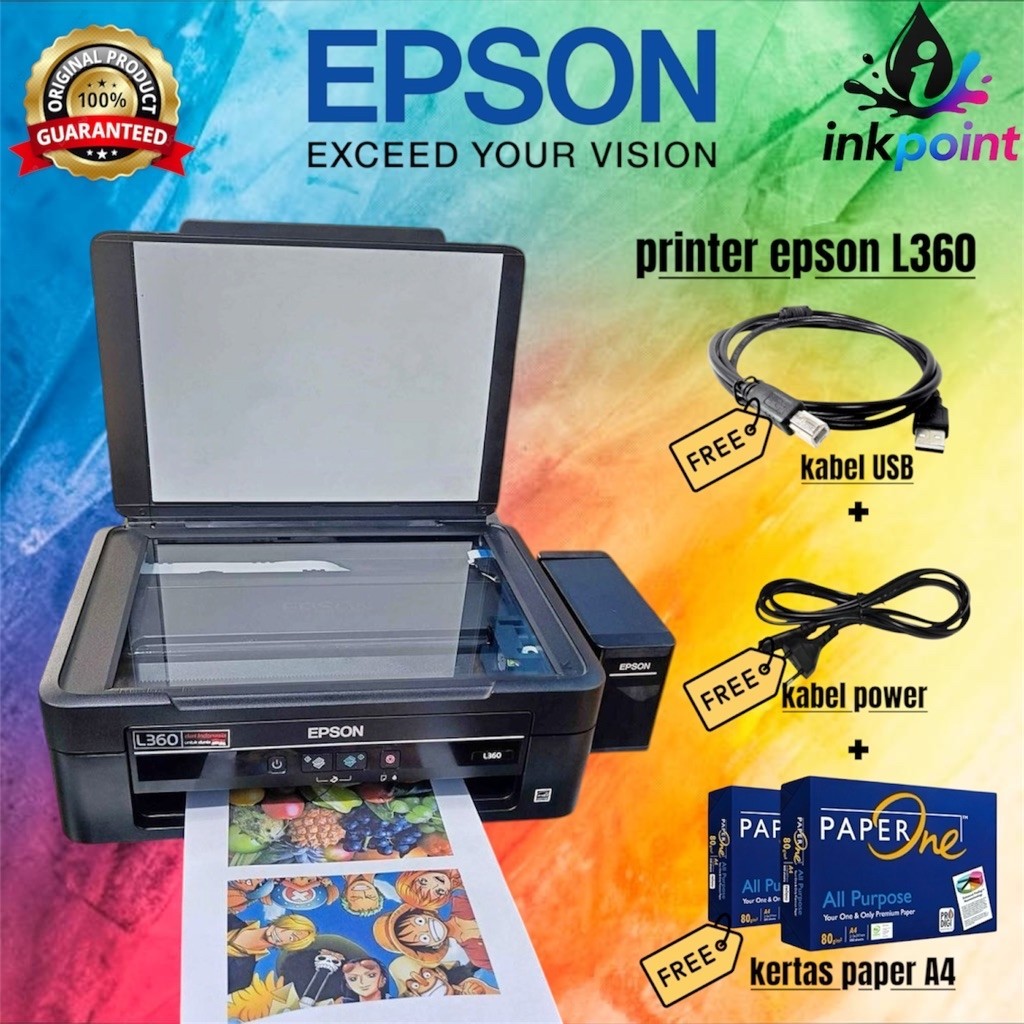 Printer Epson L360 Print Scan Copy [Second]