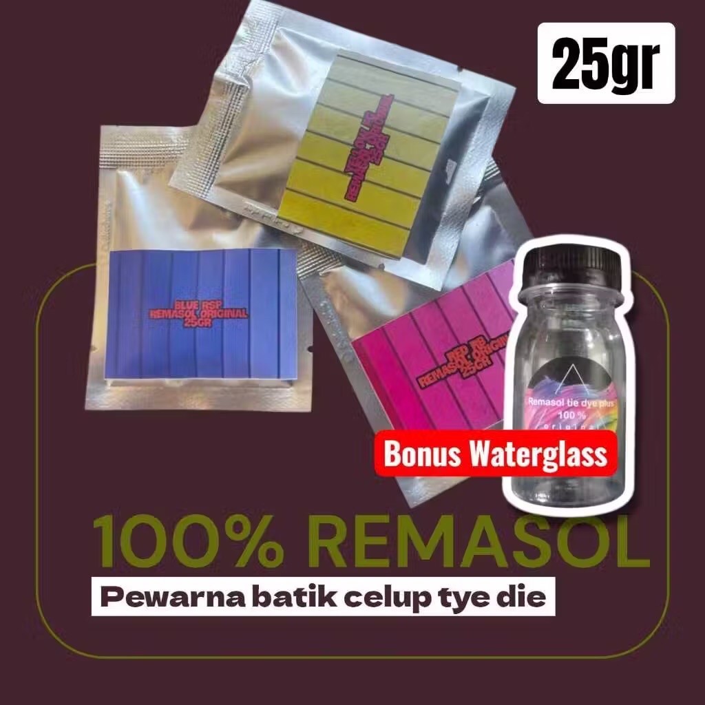 REMASOL Pewarna Batik Tie Dye Original / REMASOL Pewarna Kain