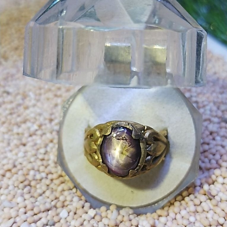 Cincin Batu Ruby Star (afrika)