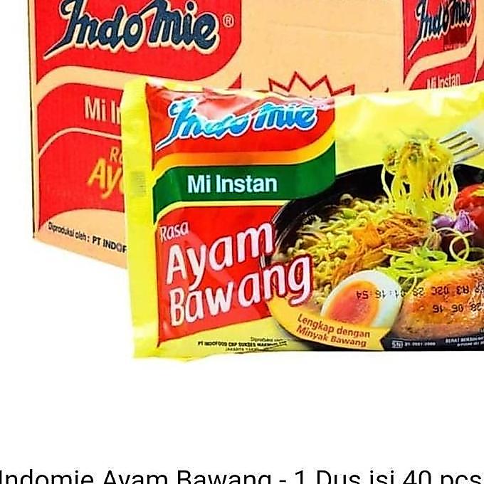 Indomie bawang 1 dus isi 40 bungkus PT Indofood