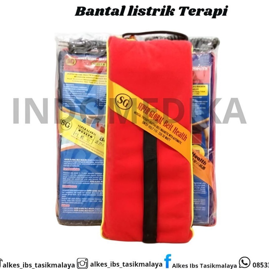 Bantal Listrik Terapi Super Global Belt Health