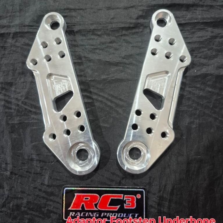 Adaptor footstep step ub underbone MX King MX new old tipe simple tebal 12mm by RC3