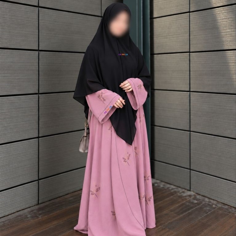 Abaya Karazes Gamis Ori Butik Cameca Saudi Style Jetblack Sifon Arab