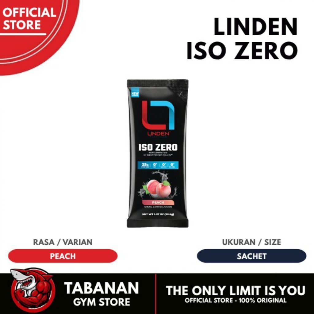 Linden Nutrition USA ISO ZERO Sachets - Susu Whey Protein Isolate