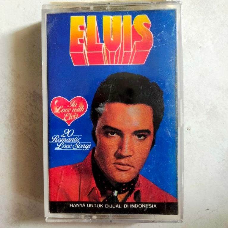 kaset pita "20 romantic love songs" ELVIS PRESLEY