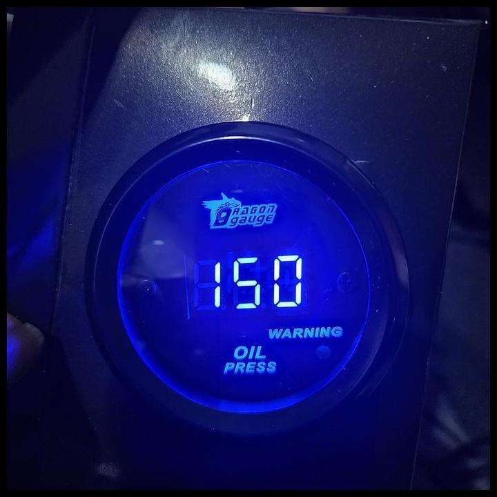 DISKON DIGITAL GAUGE INDIKATOR MOBIL DRAGON GAUGE WATER TEMP GAUGE OIL TEMP OIL PRESS GAUGE VOLTMETE
