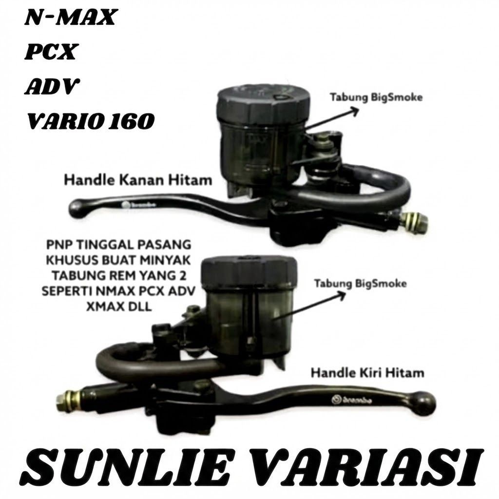 Master Rem 2 Tabung Vario160, Nmax Old,Nmax New, Pcx , Adv, xmax tabung big smoke master rem klasik 