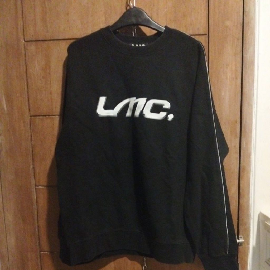 CREWNECK LMC bergaris reflektif, L ( C 073)