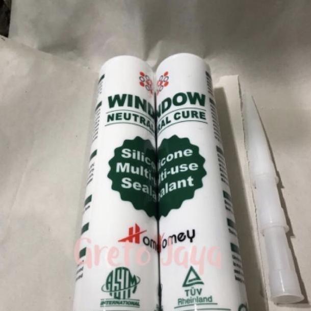 Kangsutarmani6 - ( Window Grh ) Lem Kaca Silikon Sealant Silicone Netral Neutral Window Grh Sealan S