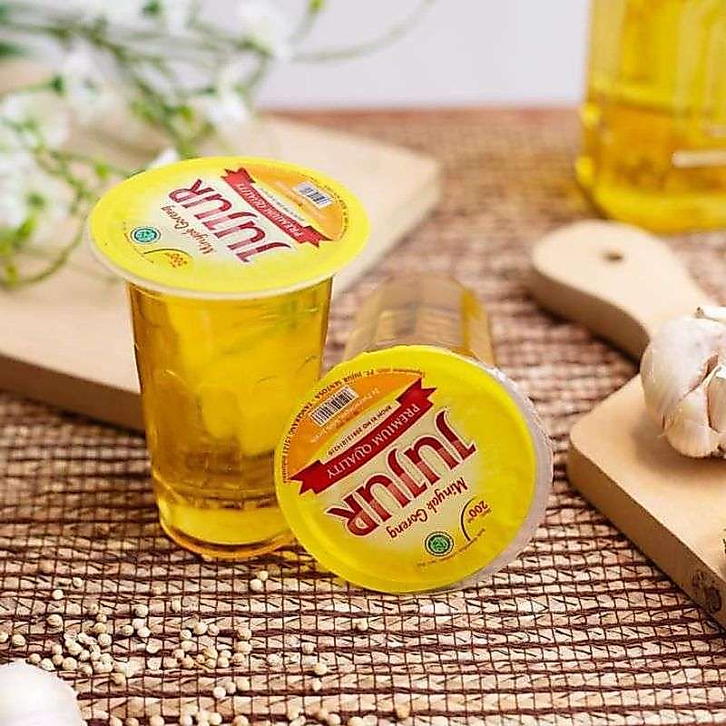 MINYAK GORENG JUJUR KEMASAN GELAS/CUP 200ml