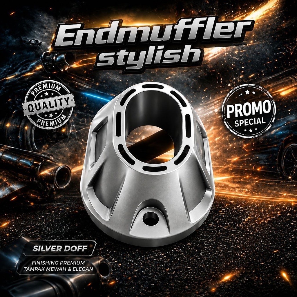 End Muffler Stylish - Corong Kenalpot Modif PCX 160/ Vario 160