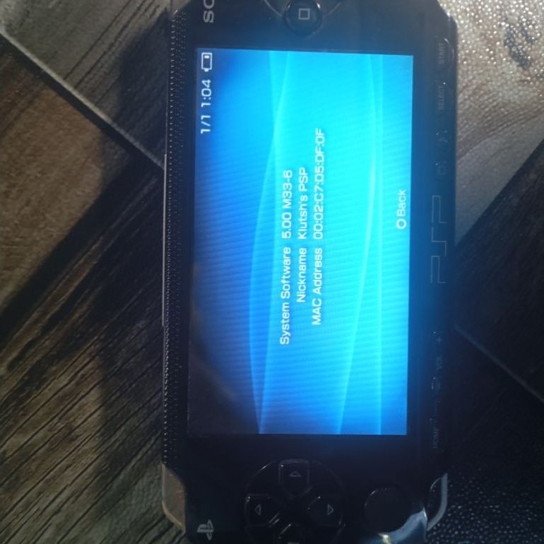 Psp second1000