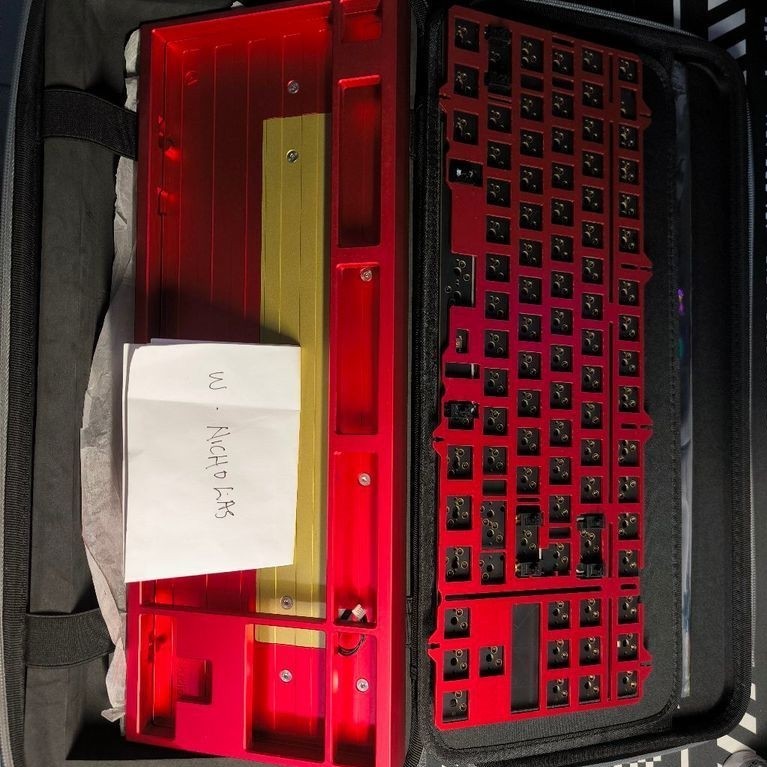 Mechanical Keyboard Origami TKL Warna Merah Second