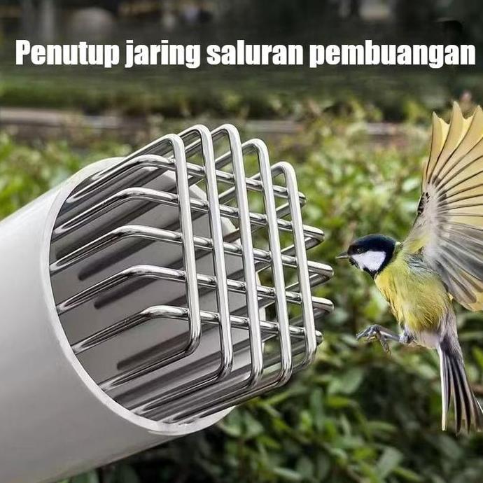 DR132 - CODSaringan Air Talang Atap Floor Drain Rooftop Air Stainless Talang Atap Rumah Balkon Roof 