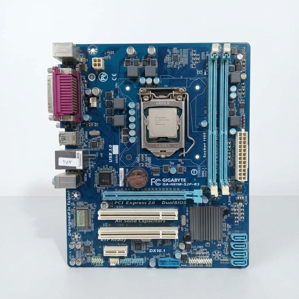 Gigabyte l ASUS H61 Motherboard LGA 1155 Seken normal