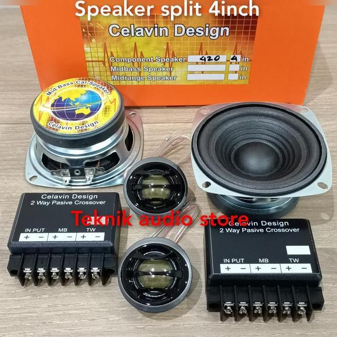 Speaker Split 4inch Celavin Design