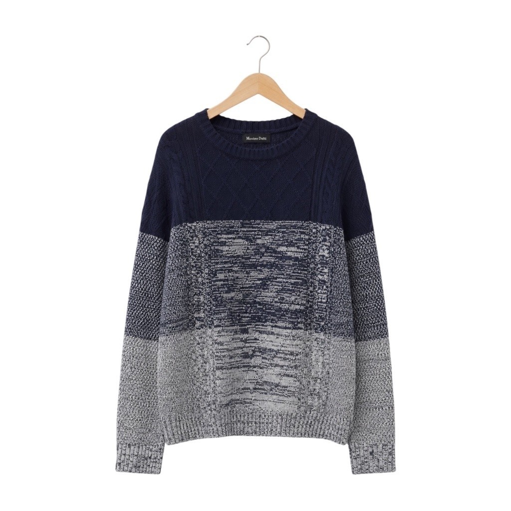 (M) Sweater Knit Himalayan Massimo Dutti