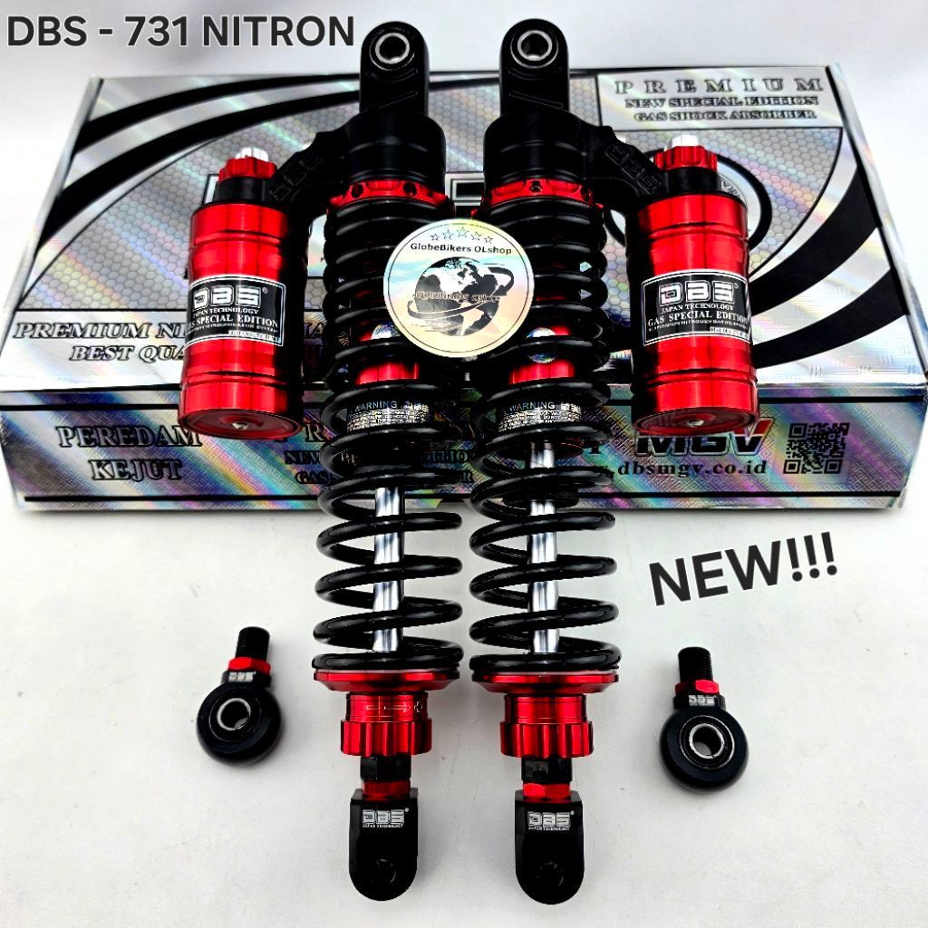 SHOCK DBS -731 NITRON SERIES AEROX NMAX OLD NMAX NEW PCX 150 PCX 160 SKOK TABUNG BELAKANG SHOCKBREAK