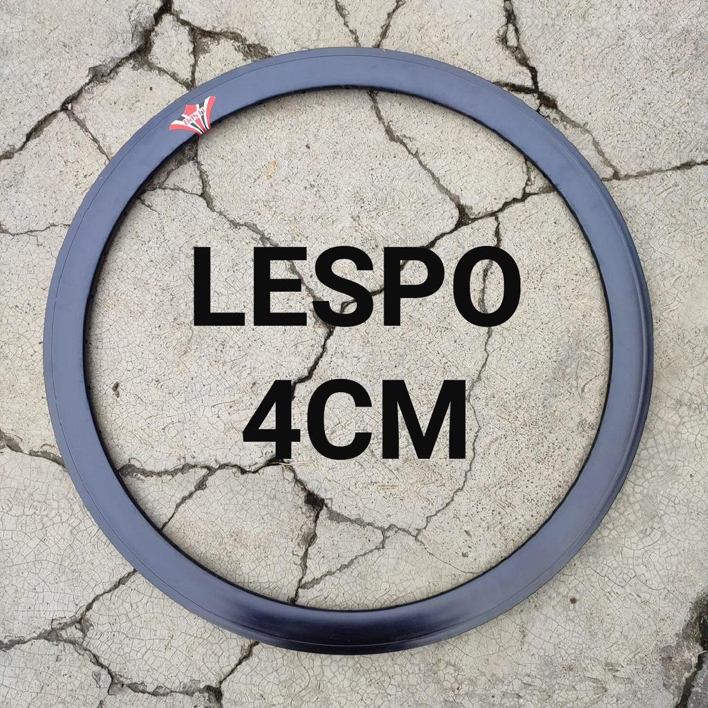 1PCS RIMS VELG SEPEDA LESPO 700c 4CM ATAU 40MM LUBANG 36H ALLOY DOUBLE WALL FIXIE ROADBIKE DLL