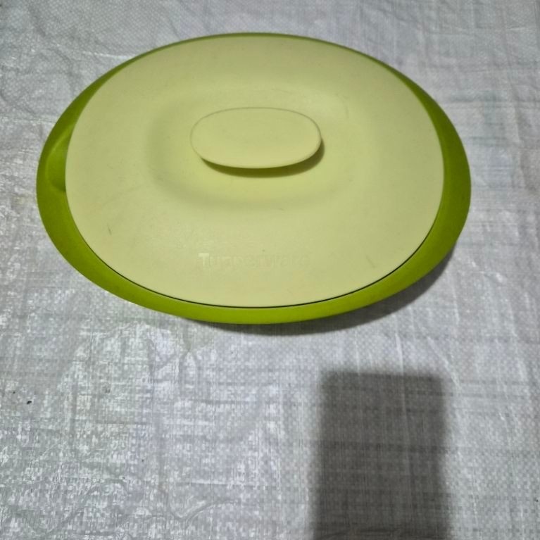 Blossom Hijau, Blossom Saucy Dish 1,1L Ori Tupperware Second