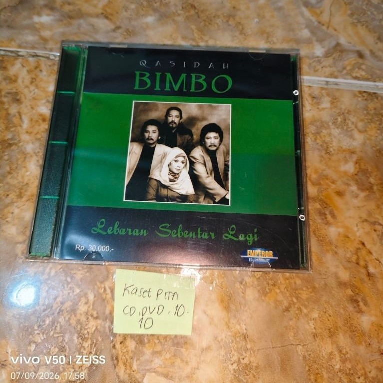 Kaset CD Qasidah Bimbo - Lebaran sebentar lagi