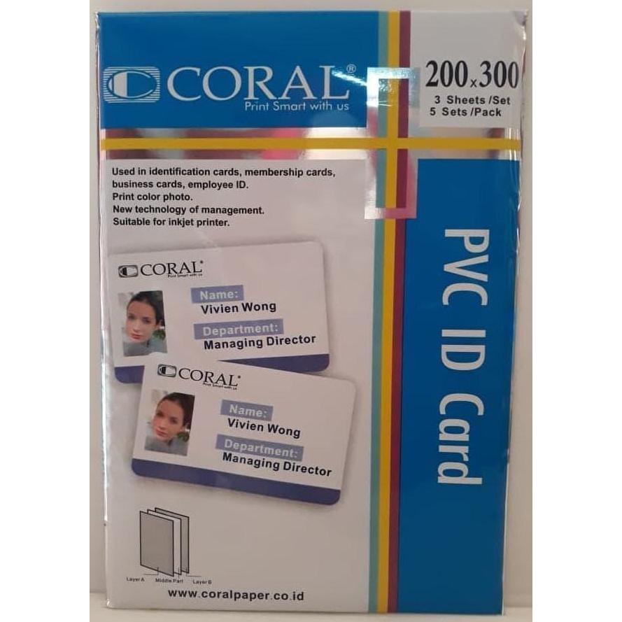 Kertas Coral Pvc Id Card