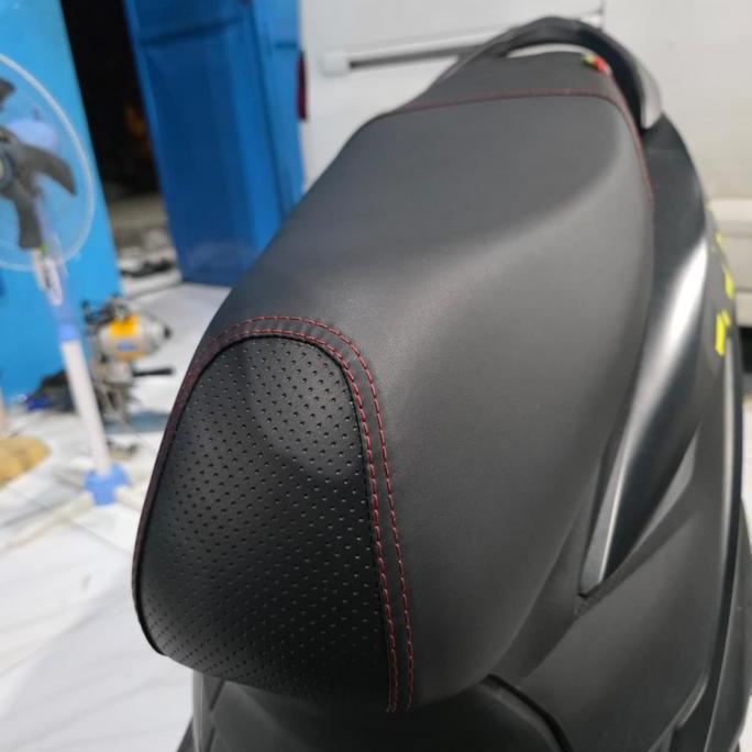 PREDATOR JOK I Cover Jok Motor (PAKAI KARET) Anti Ribet MOTIF POLOS XRIDE Tinggal Pasang Motor Beat,
