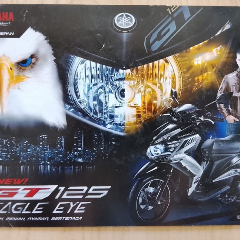 Brosur Flyer Yamaha GT 125 Eagle Eye Original