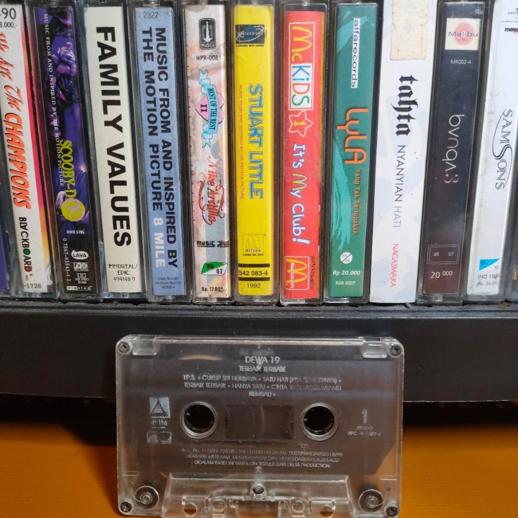 Kaset Pita Dewa Dewa19 Dewa 19 Terbaik Terbaik hanya kaset
