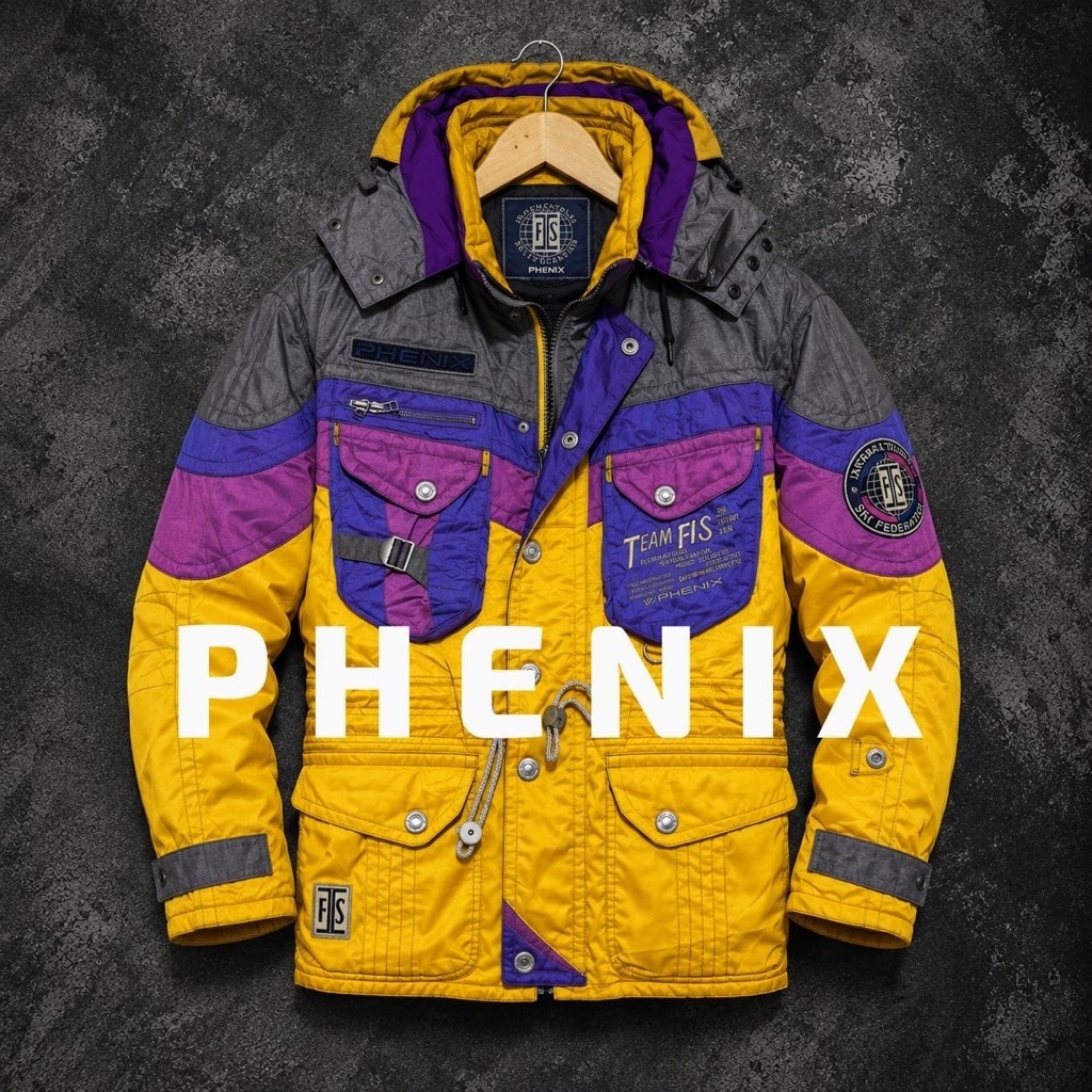 JAKET VINTAGE MEWAH PHENIX TEBAL KEREN BEKAS SECOND PRELOVED