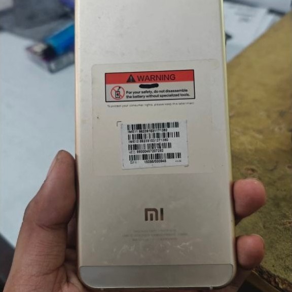 BACKDOOR XIOAOMI MI5C ORIGINAL ASLI BAWAAN COPOTAN