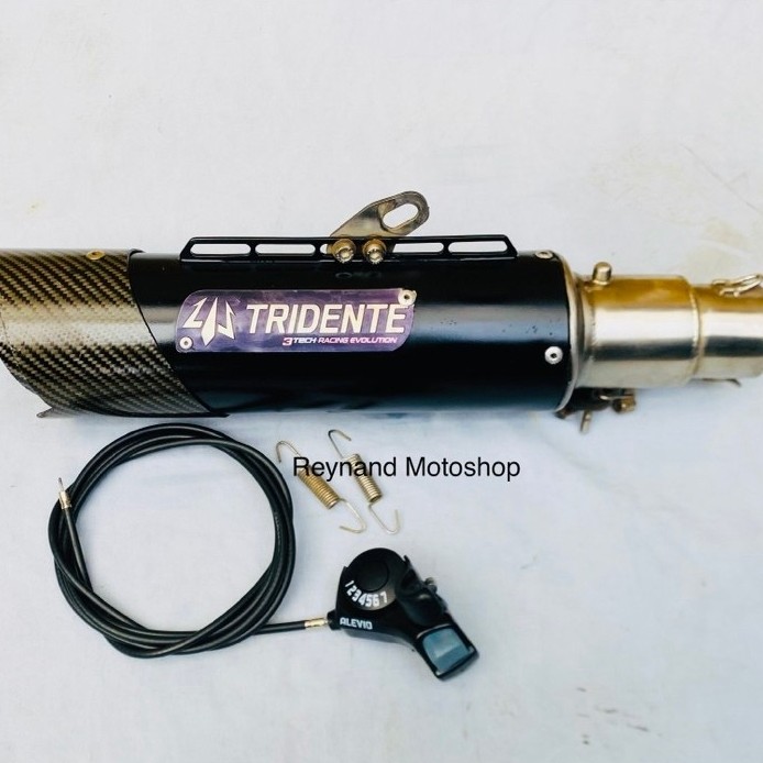 Knalpot Tridente F23 Modular Knalpot 3tech Knalpot 3 suara