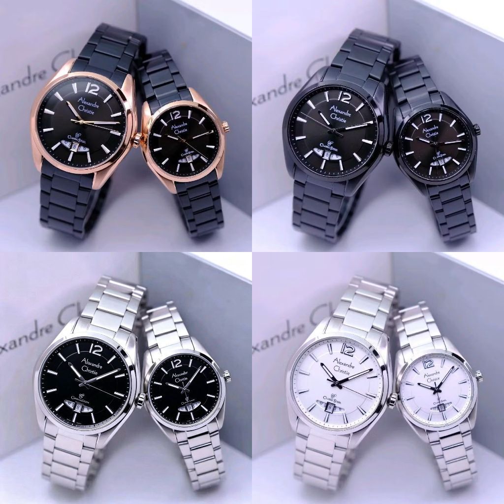 Jam Tangan Couple Alexandre Christie 8679 AC8679 [ORIGINAL]