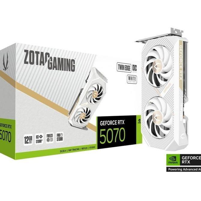 Rg - Zotac Gaming Geforce Rtx 5070 Twin Edge Oc White Edition 12Gb Gddr7 Zt-B50700Q-10P - Rikom Grup