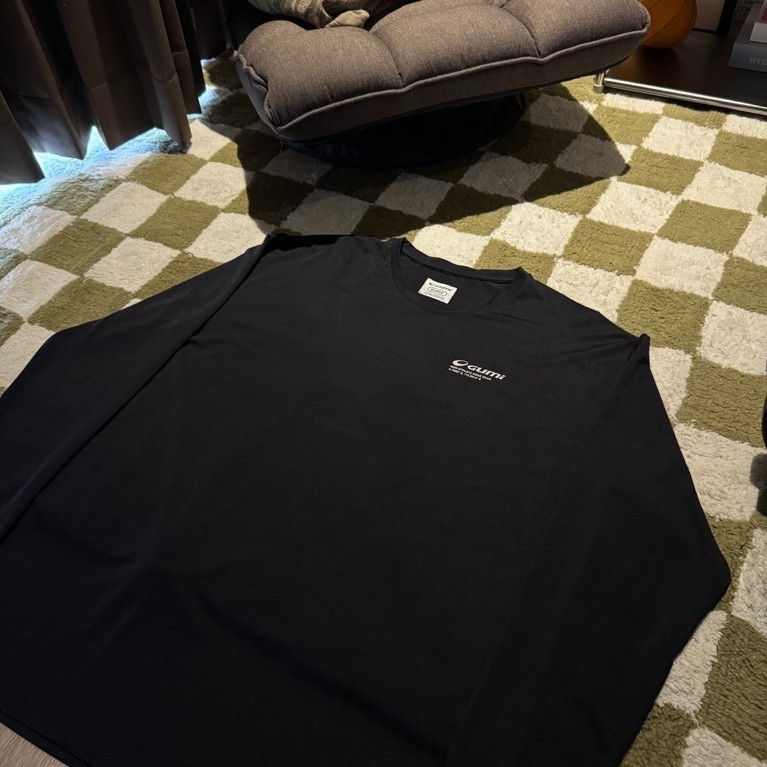 Jersey Gumi Logo Long Sleeve Hitam XL Running Lari (fieldway manta liberta scratchline gof arche rta