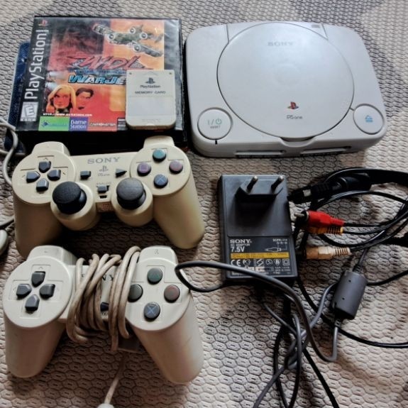 PS One Ps1 Slim Normal Bekas Pemakaian