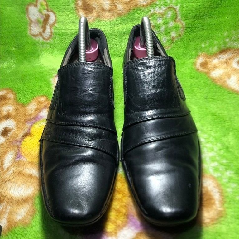 sepatu loafers kulit second jimjoker uk40