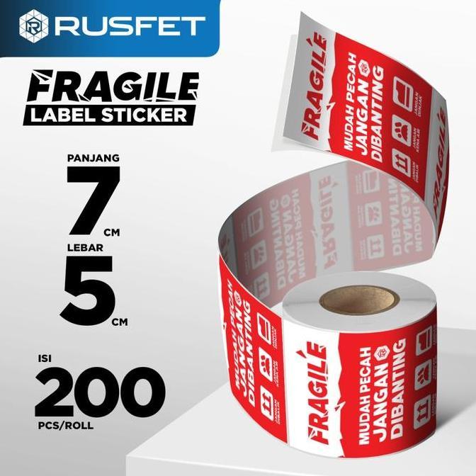 Ikatikat- Sticker Unboxing Fragile Sticker Fragile Sticker Label Video Unboxing