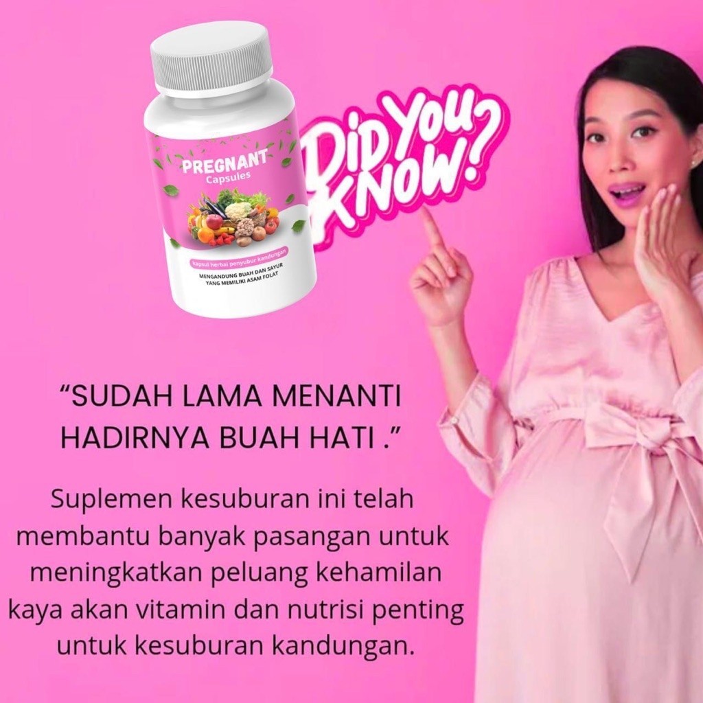 Promil Pregnant Kapsul Bantu Cepat Hamil, Haid Lancar & Kandungan Lebih Kuat | BPOM & Halal