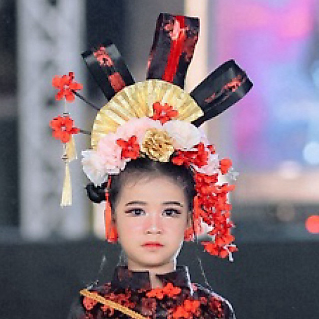bando dewasa dan anak headpiece bunga besar bando bunga bando karnaval mahkota cina bando imlek