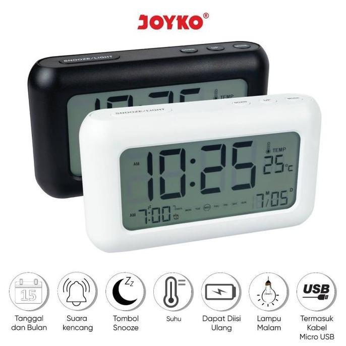 ENDAPASMA_SATU2 - JAM BEKER DIGITAL / WEKER JOYKO ALCL 608D CAS / ALARM CLOCK & KALENDER